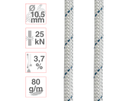 Cuerda semiestática Ø10.5mm RANGER Fixe para trabajos verticales