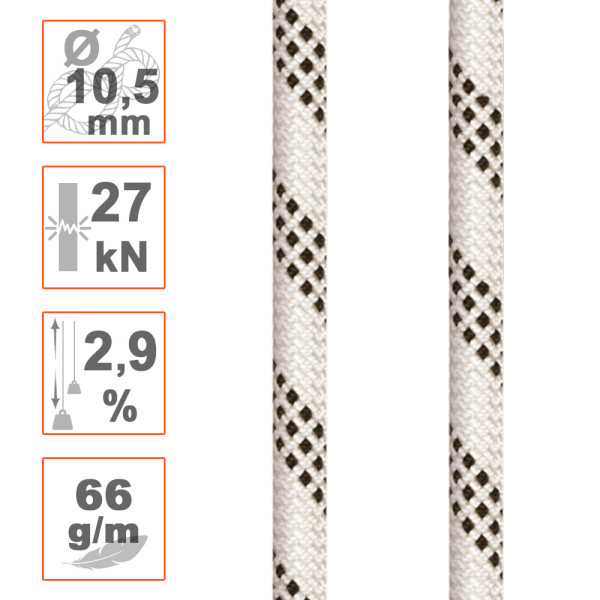 Cuerda semiestática Ø10.5mm CONTRACT para trabajos verticales