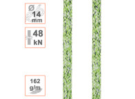 AKA cuerda apeo Ø14mm para bajar ramas en poda y tala de árboles