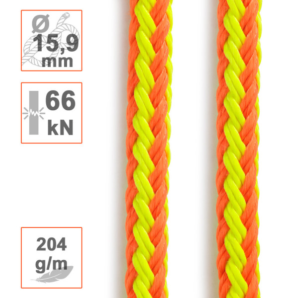 Cuerda Trex Ø15,9mm de eslinga y apeo para poda y trepa en altura