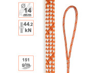 Cuerda de apeo SIRIUS BULL Ø14mm con gaza para tala de árboles