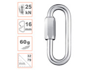 Cordino Ø10mm OCEAN POLYESTER para nudos de fricción. Para trepa