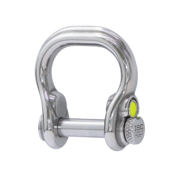 Grillete Ultralink curvado inoxidable con polea. Resistencia 40kN