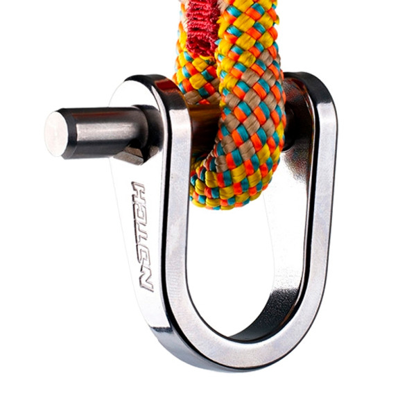 Grillete Quickie inoxidable. Resistencia 30kN y cierre quadruple