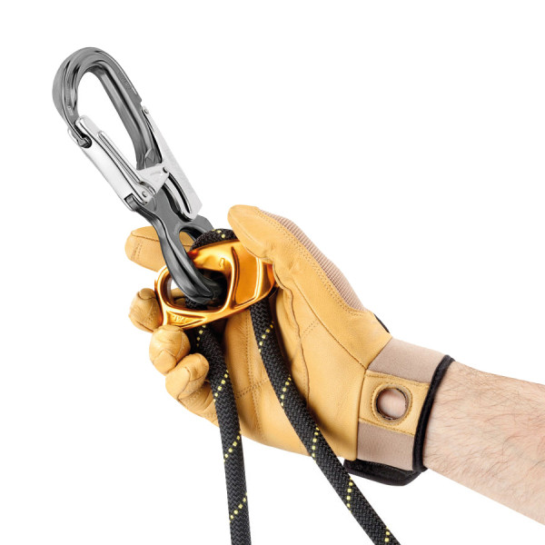 Gancho aluminio EASHOOK OPEN Apertura 25mm Homologado EN362 Petzl
