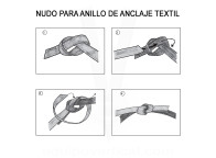 Cinta plana de poliamida para realizar anclajes. Anchura 26mm