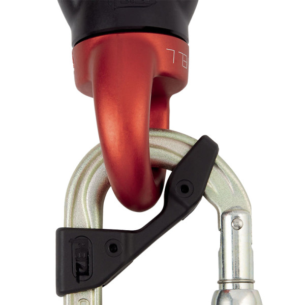 Mosquetón de seguridad OXAN de acero con cierre Screw marca Petzl
