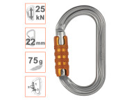 OK Triact Lock. Mosquetón de aluminio Petzl con cierre automático