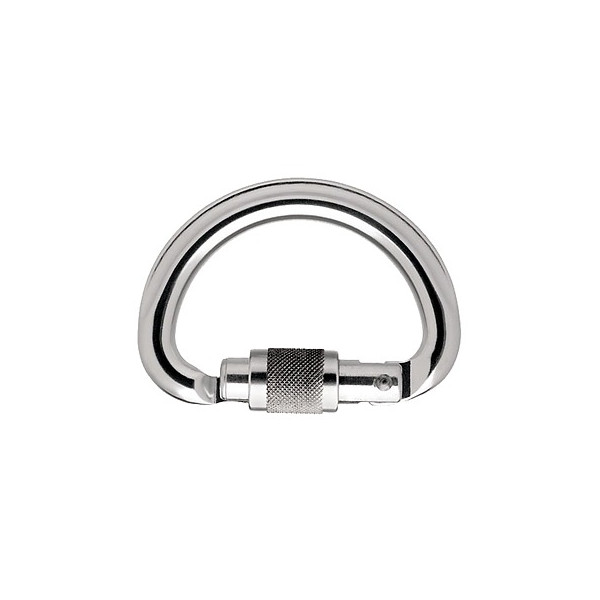 Mosquetón semicircular multidireccional OMNI Screw de Petzl