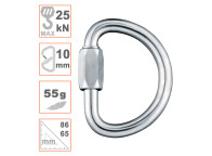 Maillón semicircular aluminio DEMI ROND rosca Maillon Rapide