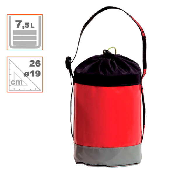 Cubo multiuso 7,5L con fuelle para trabajos en altura