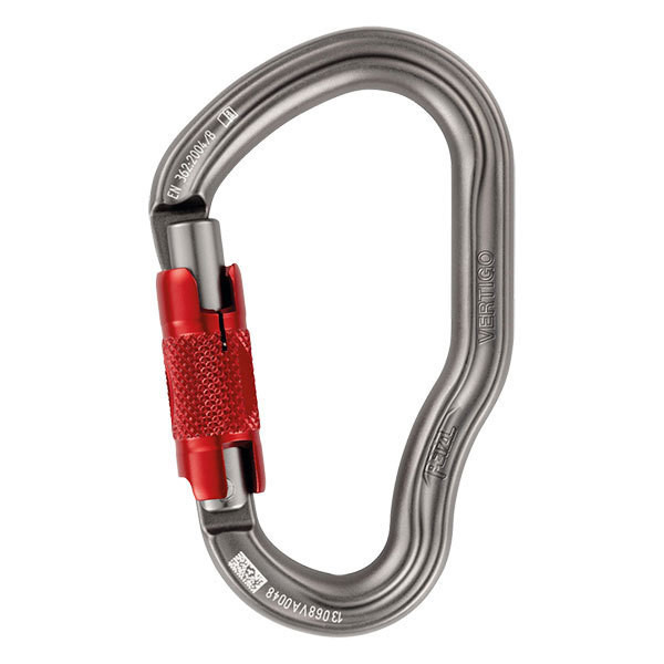 Mosquetón de aluminio VERTIGO Twist Lock para cabo asimétrico