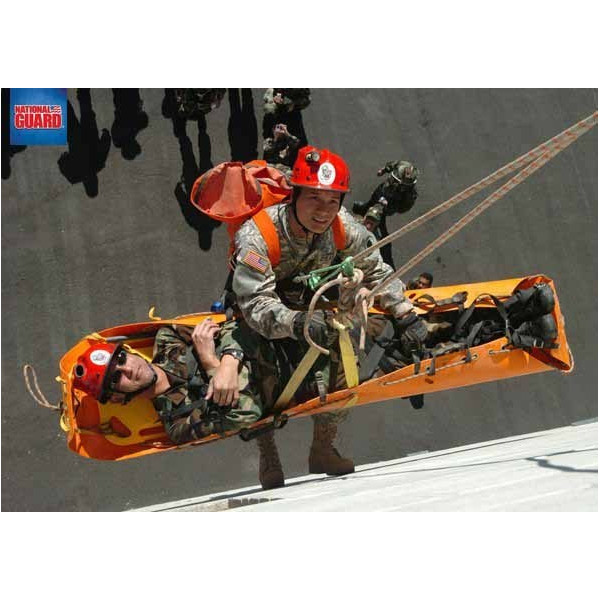 SKED Camilla de rescate enrollable. Izado horizontal o vertical