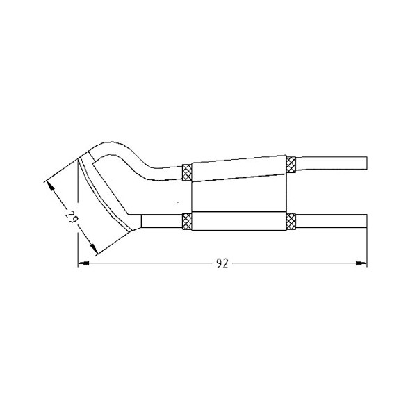 Cortador térmico manual para tejidos, cuerdas y cintas