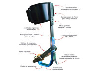 Cubrepuntas de recambio para espuelas X2SClimb de Stein