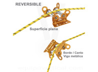 Protector ROLLER COASTER con rodillos para cuerdas en movimiento.