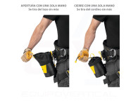 Saquito portaherramientas TOOLBAG S de Petzl capacidad 1,5 Litros