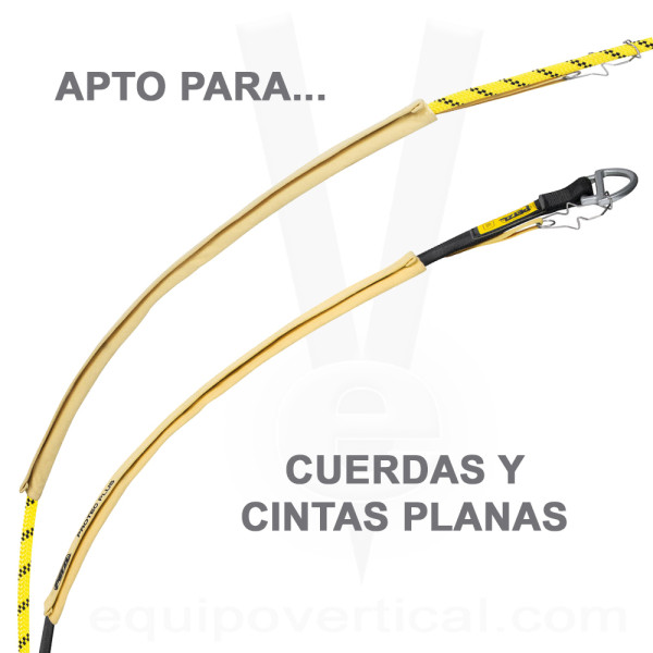 Protector de cuerda PROTEC PLUS para cantos abrasivos o calientes