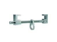 Anclaje aluminio para vigas. Modelo práctico, ligero y portátil.