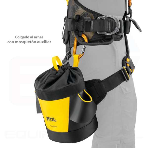 Bolsa portaherramientas TOOLBAG L Petzl con capacidad de 6 litros