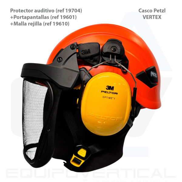 Soporte visera portapantallas Peltor 3M para acoplar sobre cascos
