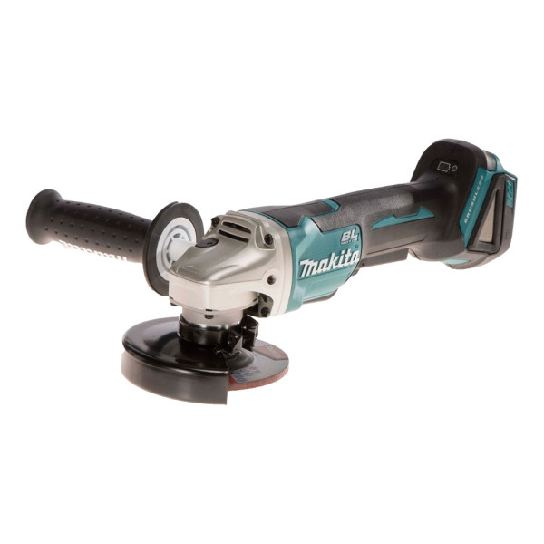 Amoladora motor BL sin escobillas. Para baterías Makita de 18V.