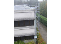 Escaleras fijas modulares, con o sin aros quitamiedos
