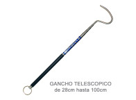 Mini gancho telescópico de 28cm hasta 100cm para poda y trepa