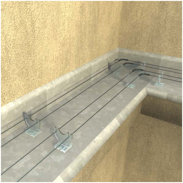 Base policarbonato para sistema antipalomas eléctrico 2