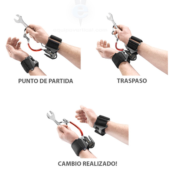 Clip soporte para cinturón. Engancha herramientas con el SLS HOOK