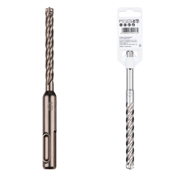 Broca Nemesis 6mm Makita para hormigón B-57962 Longitud 115mm