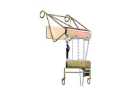 Silla con poleas para trabajos verticales en posición sentada 40m