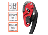 IDL Descensor autofrenante de Petzl con antipánico, para rescate.