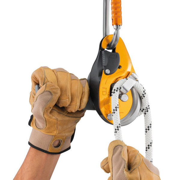 ID EVAC Descensor autofrenante Petzl para rescate sobre cuerdas