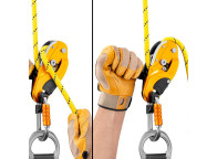 Descensor autofrenante RIG negro reparable Petzl para verticales