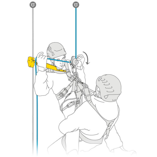 Disipador ASAP-SORBER Axess de Petzl para rescate 2 personas