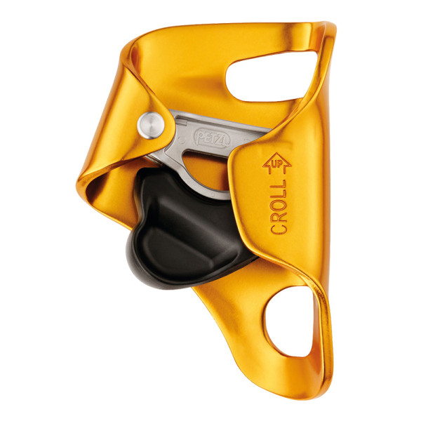 Bloqueador ventral CROLL L Petzl para ascenso por cuerda