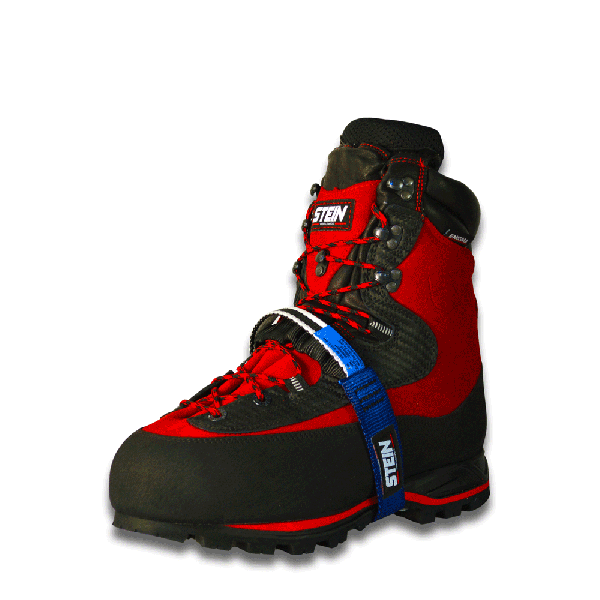 Estribo pedal CAMBO para bota anticorte en trepa con método SRT