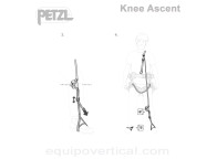 Estribo con bloqueador KNEE ASCENT para trepa cuerda simple SRT