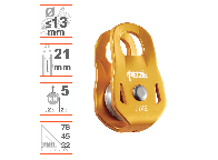 FIXE Polea de placas fijas Petzl para polipastos de cuerda