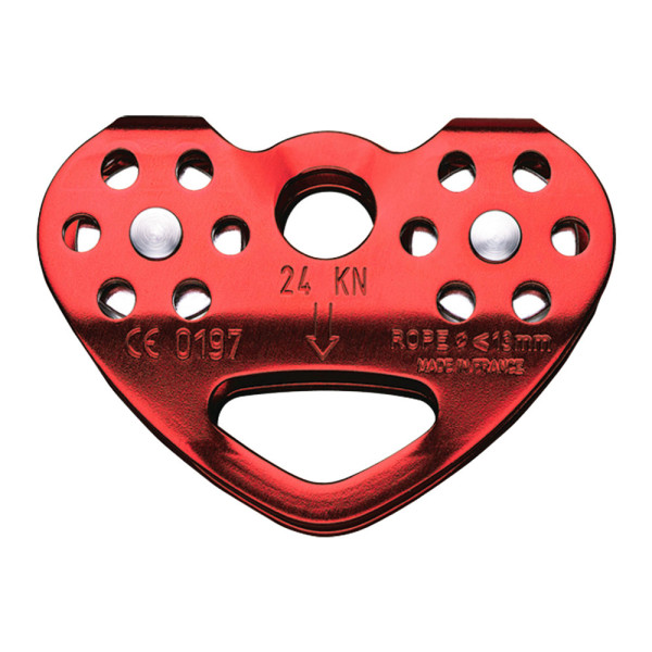 Polea doble TANDEM de Petzl para tirolinas de cuerda 2
