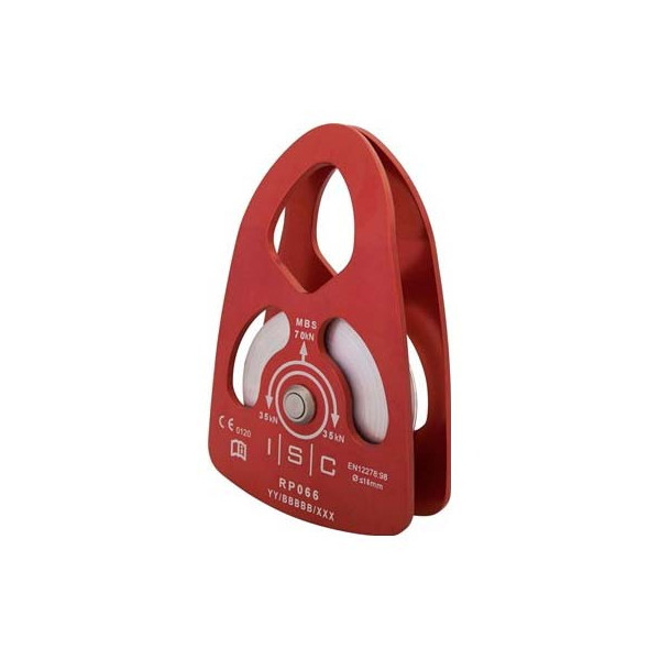 Polea prussik grande para cuerdas hasta Ø16mm. Popular para poda.