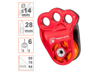 Polea oscilante HITCH ECCENTRIC de DMM con triple enganche