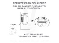 PAW S Placa multi anclajes Petzl. Eslabón para reparto de cargas.