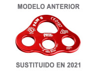 PAW S Placa multi anclajes Petzl. Eslabón para reparto de cargas.