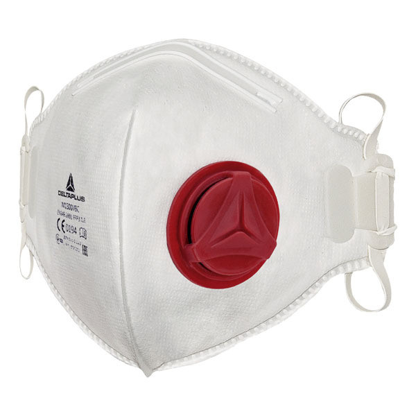 Mascarilla autofiltrante FFP3 con válvula y clip nasal de ajuste 2