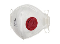 Mascarilla autofiltrante FFP3 con válvula y clip nasal de ajuste