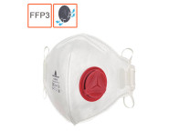 Mascarilla autofiltrante FFP3 con válvula y clip nasal de ajuste