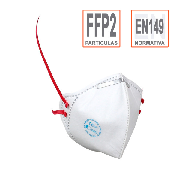 Mascarilla autofiltrante FFP2 sin válvula con embalaje individual