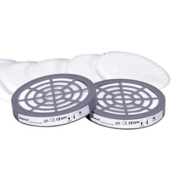 Prefiltros P2 para semimáscara 6200 Delta. Protección partículas